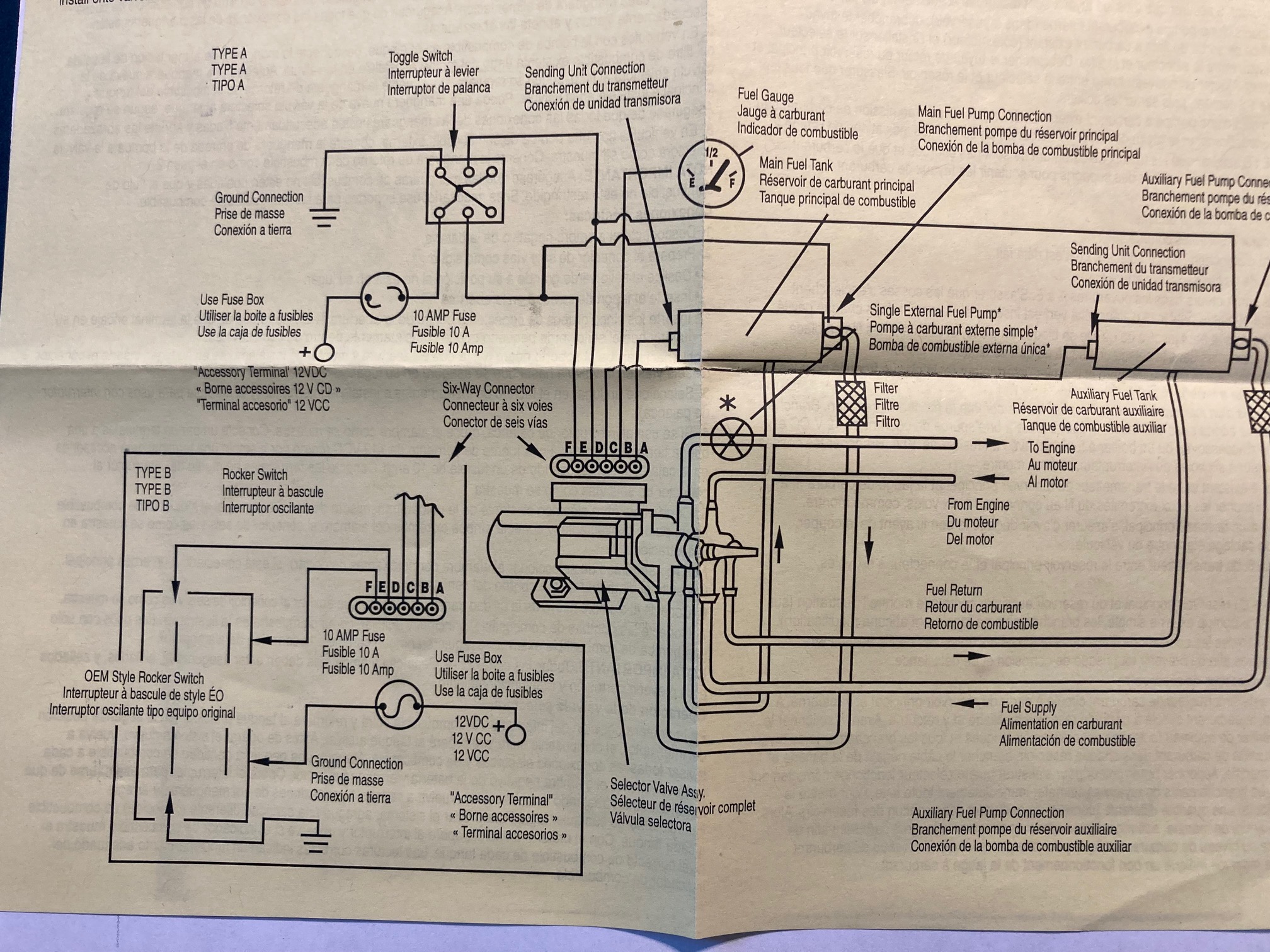 new valve/old switch