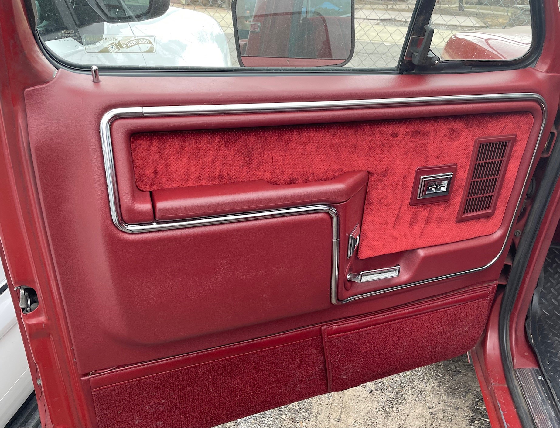 My restored door panel