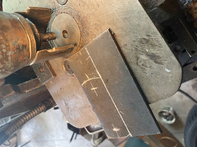 cutting and punching replacement shaft end