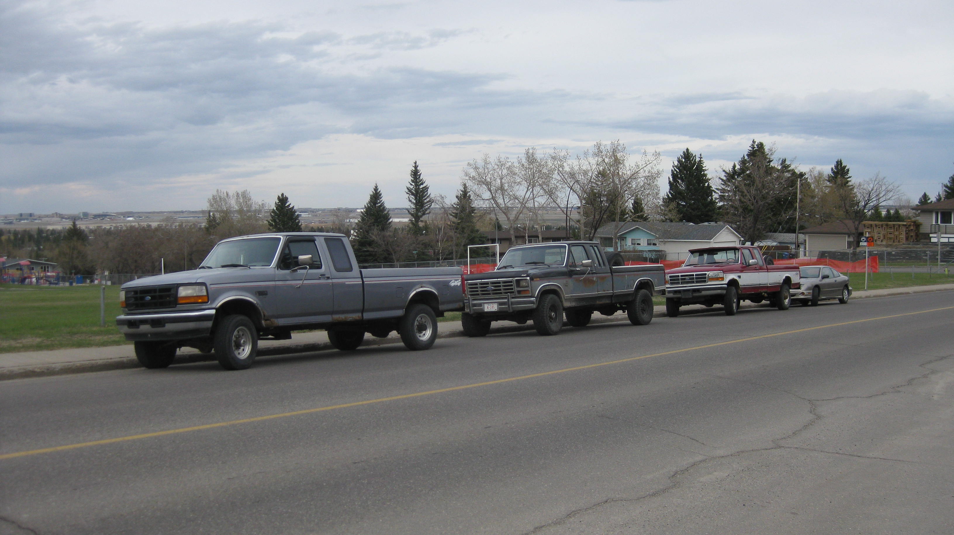 Diesel truck fleet