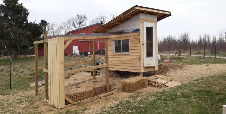 Chicken coop. 80% materials are off my mill.