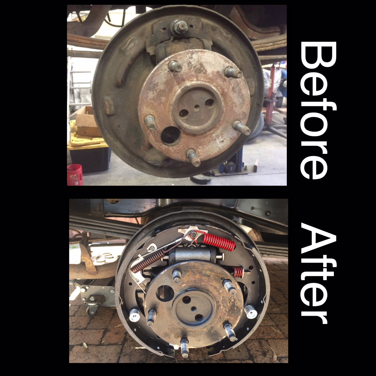 New rear brakes